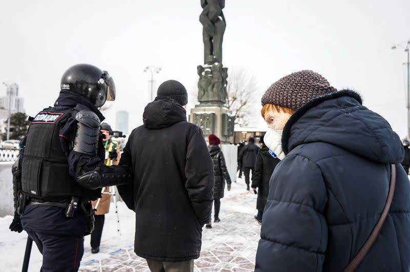 Anti-war protest, following Russia's invasion of Ukraine,