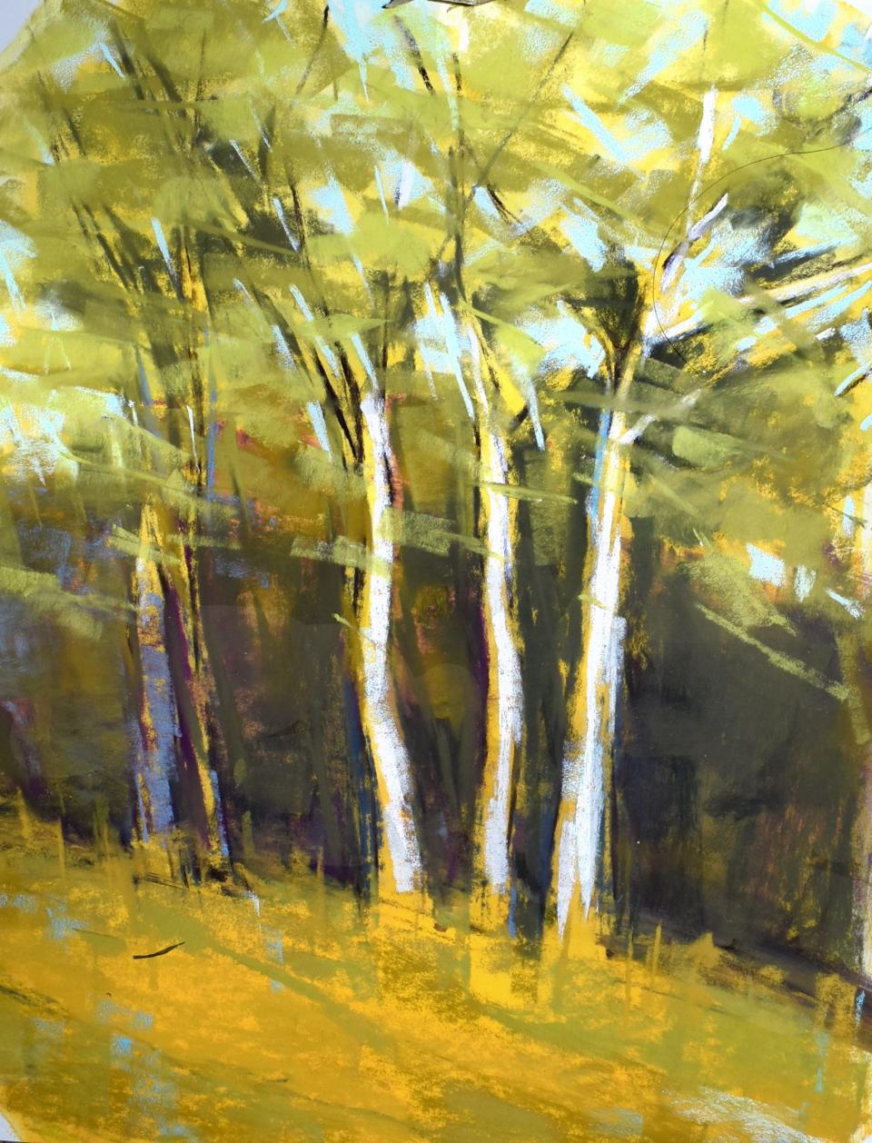 "Through the Birches," by Christine Bodnar.