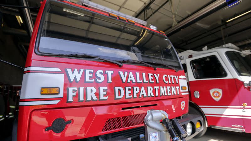 Some oil caught fire on a stove, leading to a house fire that destroyed the first floor of a home and displaced a family Tuesday afternoon.