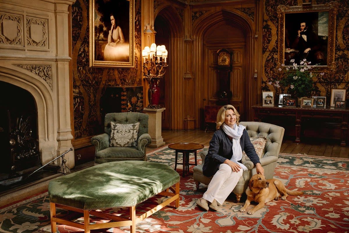 Lady Carnarvon owns Highclere Castle, which acts as the exterior of the fictional Downton Abbey  (Airbnb/Highclere Castle)