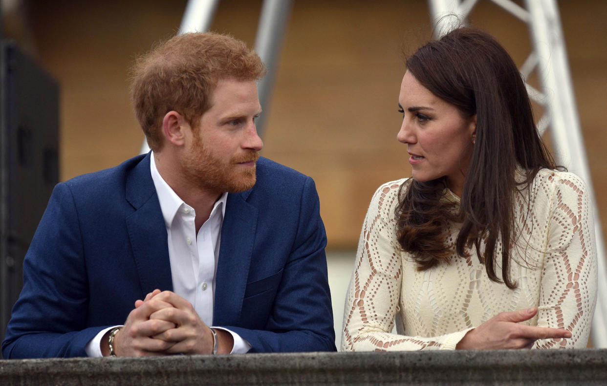 Princess Kate Middleton and Prince Harry