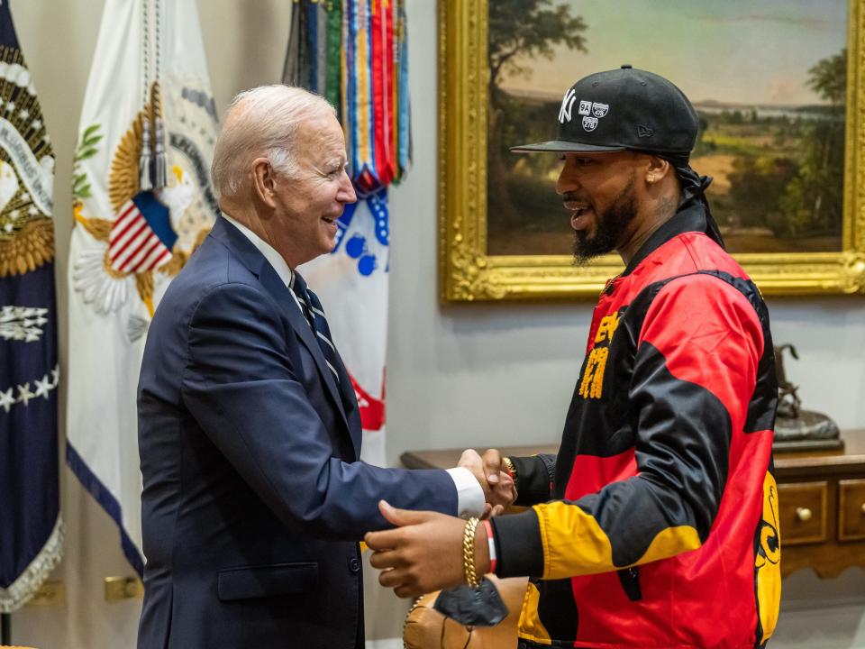 joe biden christian smalls white house union meeting