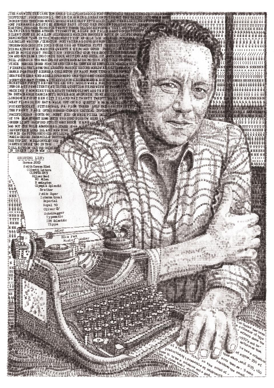 Typewritten Tom Hanks