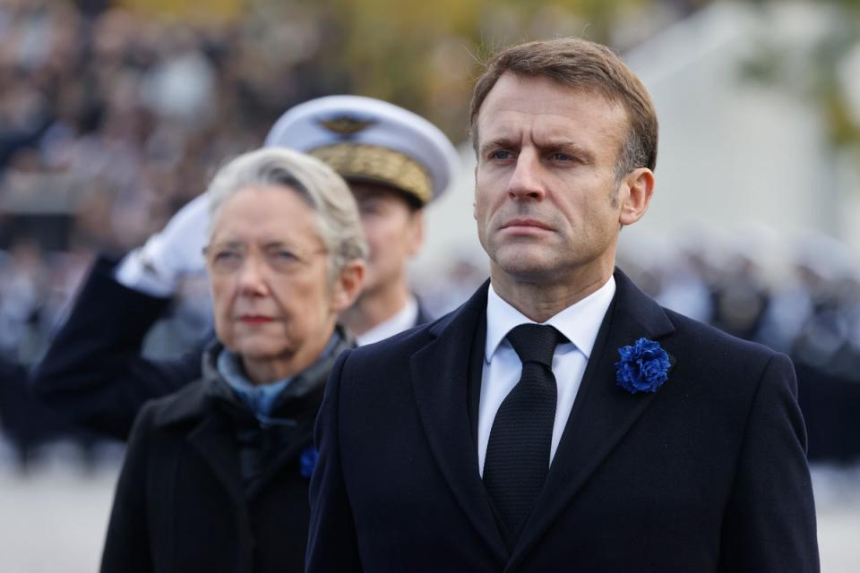 Emmanuel Macron thanked her for her ‘courage, commitment and determination’