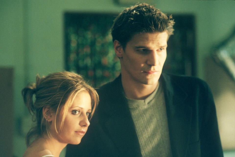 A still from the series Buffy the Vampire Slayer