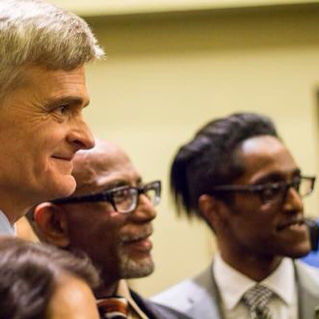 Sen. Bill Cassidy (R-La.), GOP Louisiana state Sen. Elbert Guillory and Ali Alexander. (Photo: Instagram: Ali Alexander)