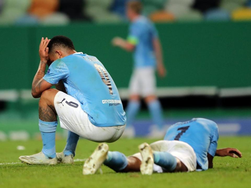 Man City have endured their share of Champions League pain over recent years (EPA)