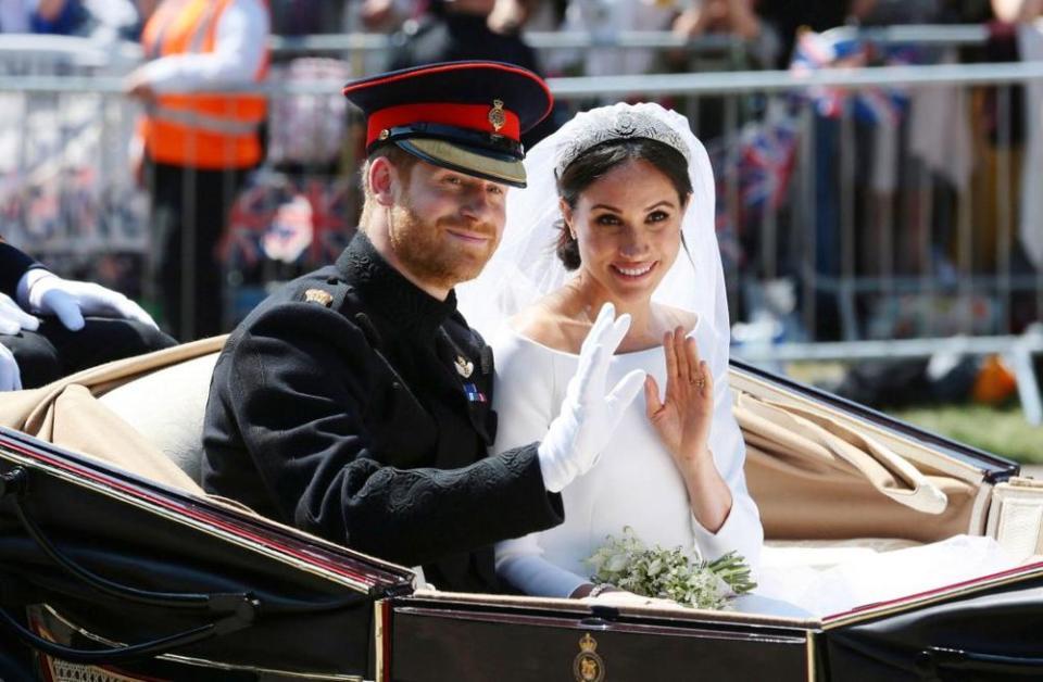 Meghan Markle and Prince Harry on their wedding day | Aaron Chown/Gety