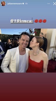 In early 2024, Julianne Moore appeared to accidentally leak Andrew Scott's private Instagram account by tagging it on her story.