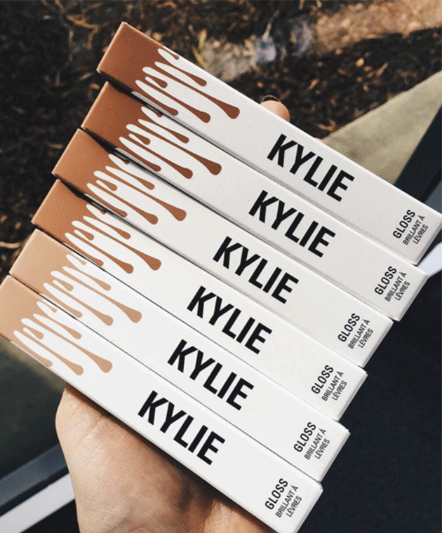 Her nude gloss range. Photo: Instagram