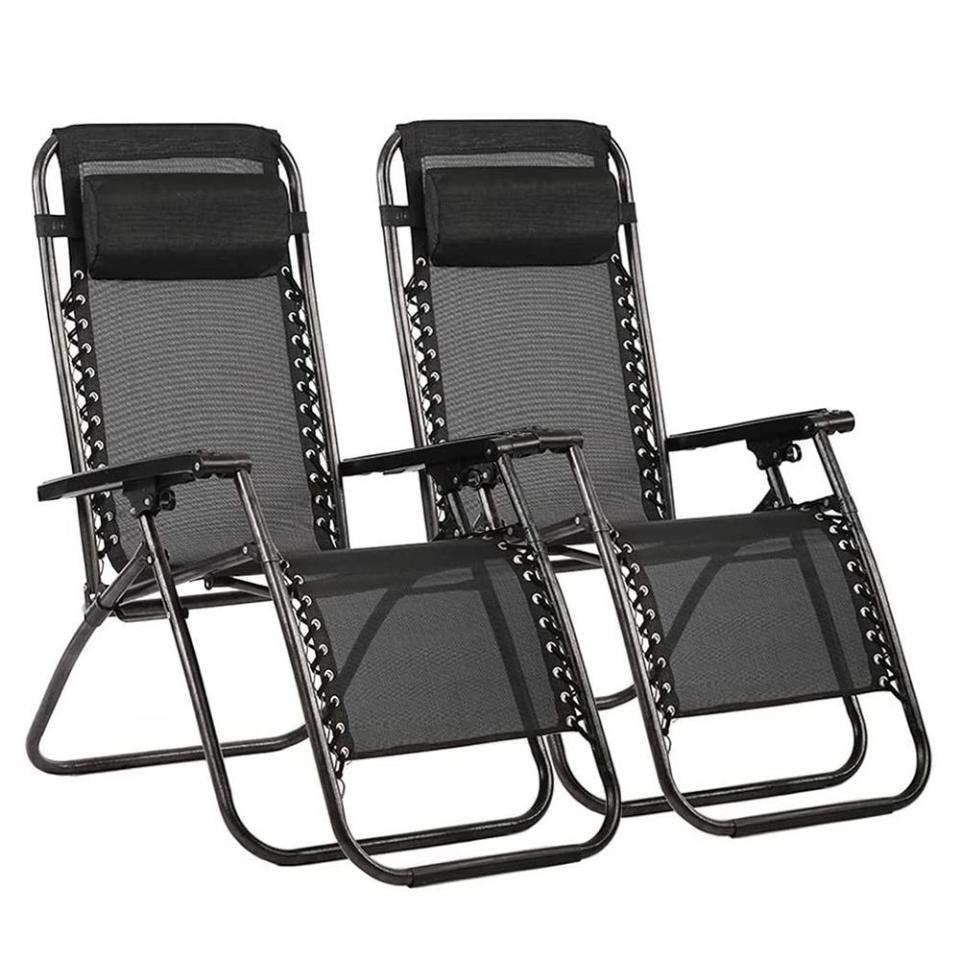 6) Zero Gravity Chair Patio Lounge Recliners