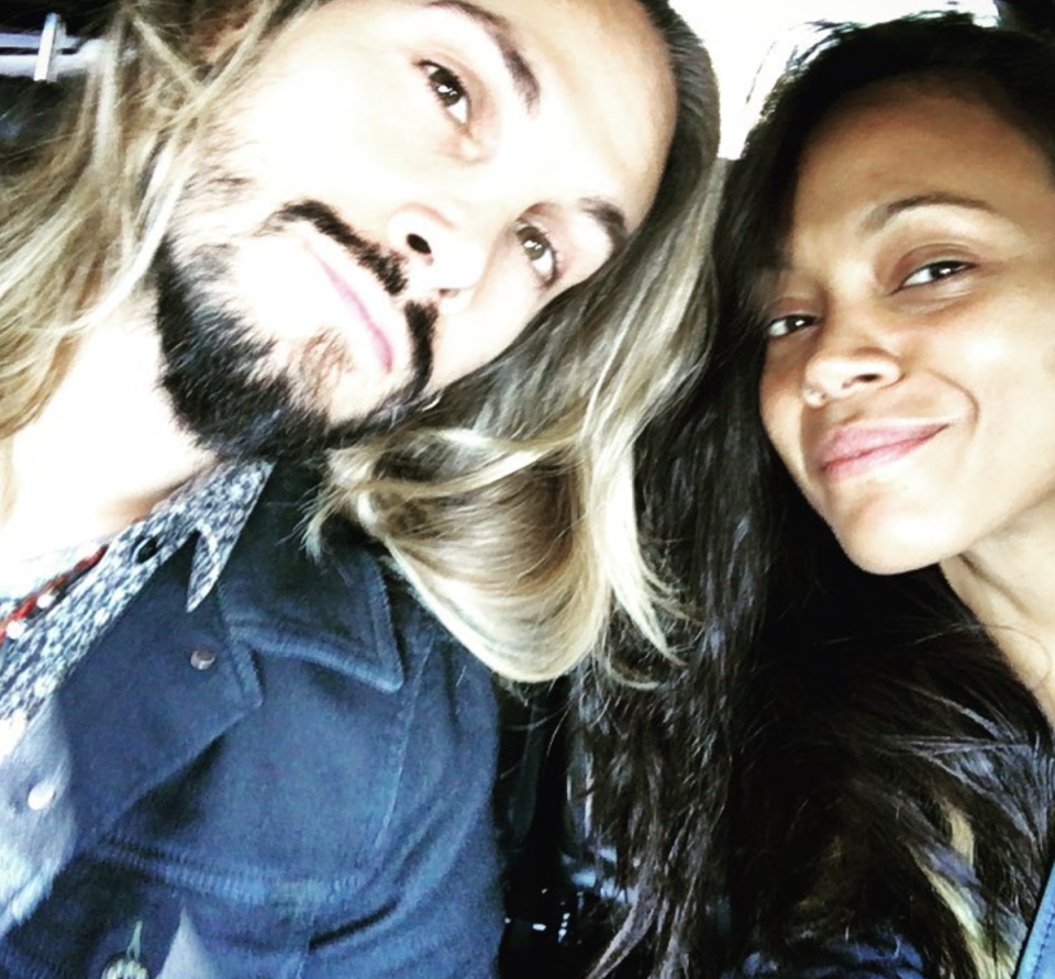 Zoe Saldana Hot Porn - Zoe Saldana and Husband Marco Perego Saldana's Relationship Timeline