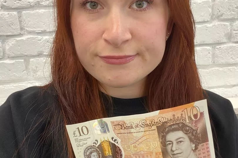 I was left with my crisp £10 note -Credit:Manchester Evening News