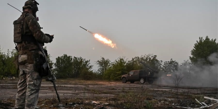 Ukrainian unit of Steppenwolves working on Zaporizhzhya front, April 2024