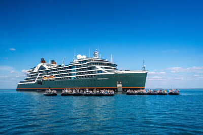 Seabourn Pursuit was named during an historic expedition naming ceremony on June 29, 2024 at Ngula Jar Island in Western Australia. The Wunambal Gaambera Traditional Owners served as godparents of the new ultra-luxury expedition ship.