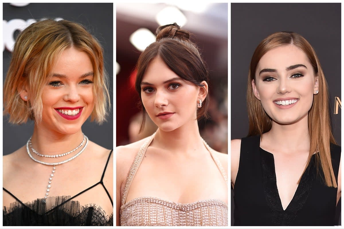 Milly Alcock, Emilia Jones and Meg Donnelly are being considered for DC’s ‘Supergirl' (Getty)