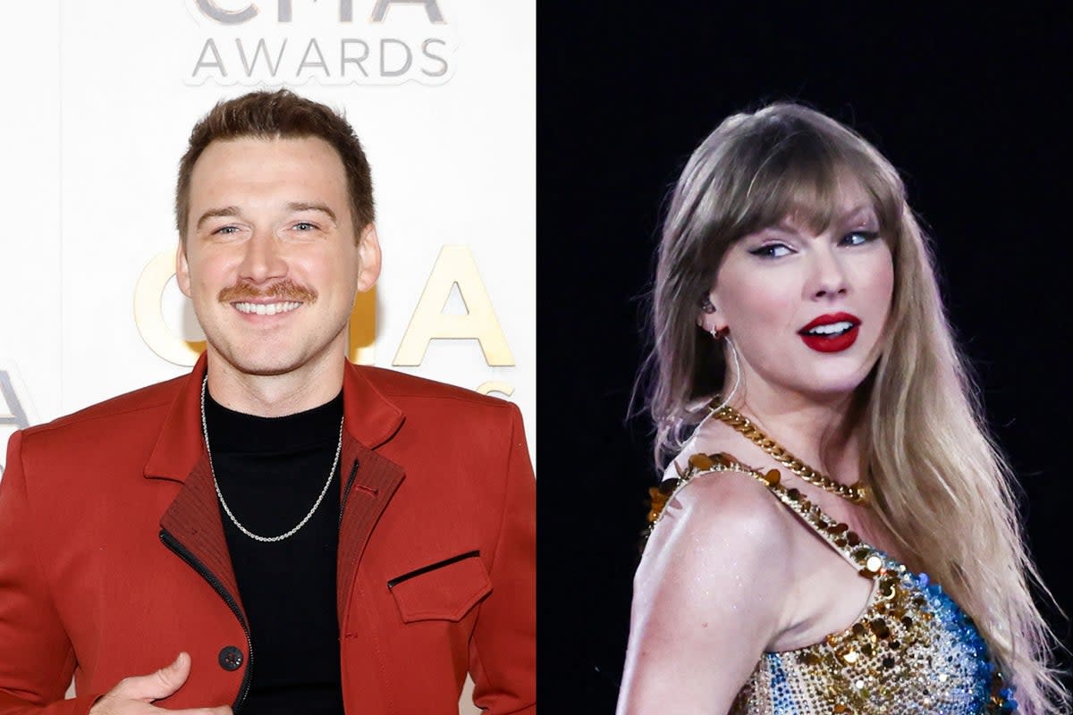 Morgan Wallen and Taylor Swift (Getty)