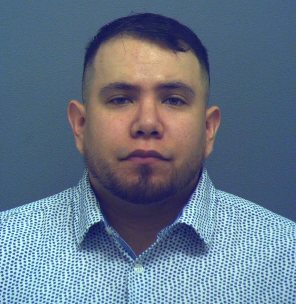 El Paso police Officer Ruben Morales was arrested on Wednesday, Jan. 31, 2024, on a felony theft charge for allegedly stealing cash that was inside a vehicle at a crash scene on Dec. 13, 2023, in the Upper Valley.