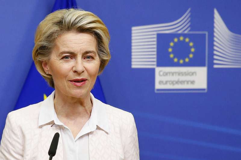 歐盟執委會主席馮德萊恩（Ursula von der Leyen）。（美聯社）