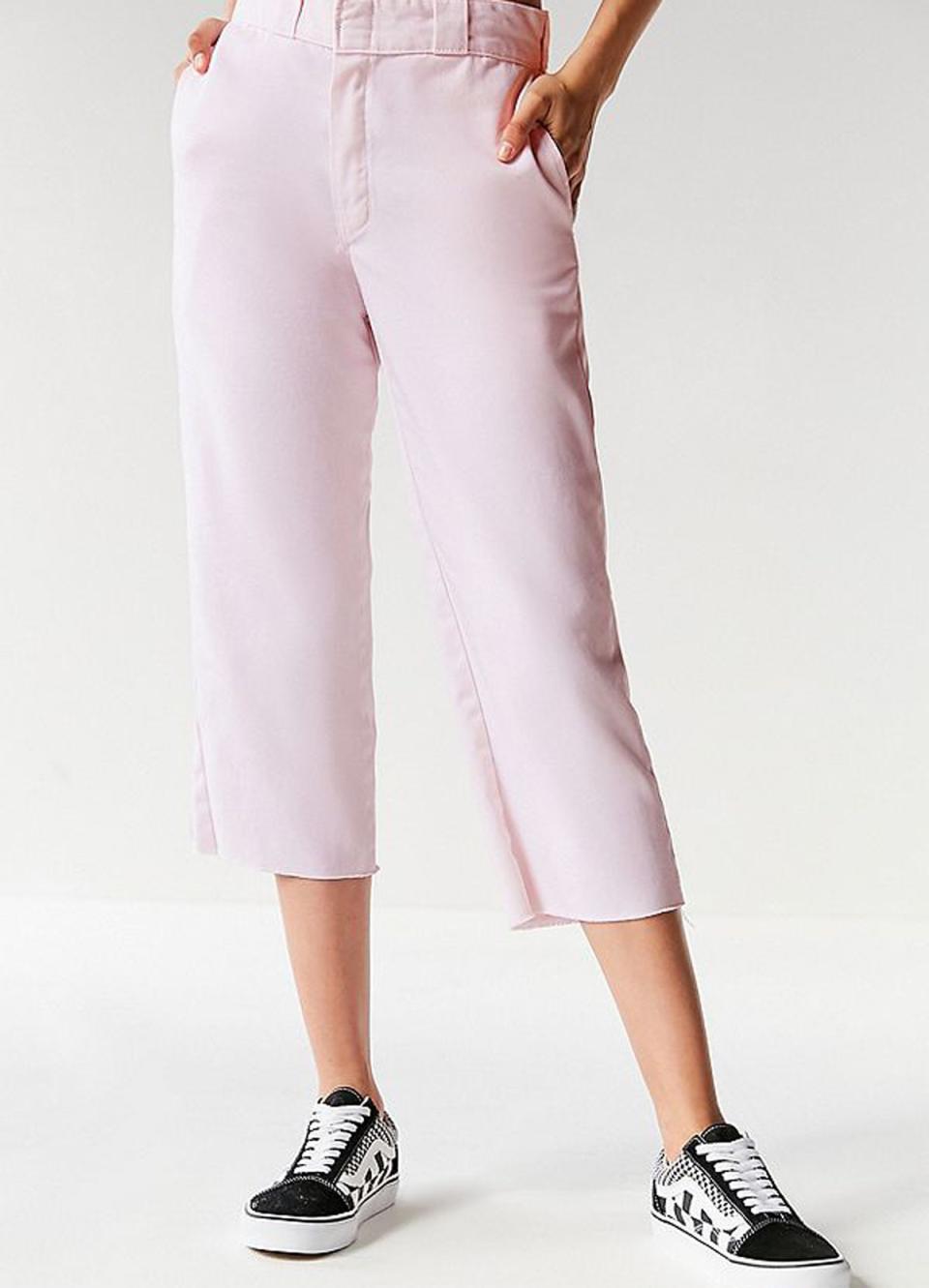 Dickies Frayed Hem Cropped Work Pant, $59, Urban Outfitters