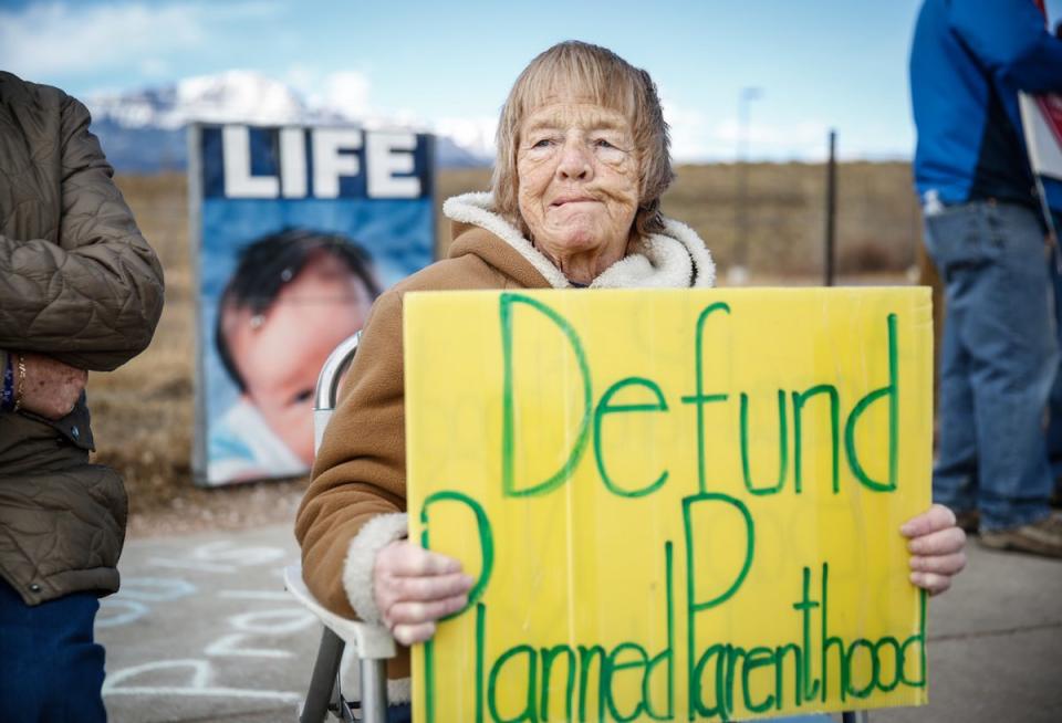 Buffer zones are needed to prevent anti-abortion protestors from harassing clients, clinics say. Photo from Getty Images