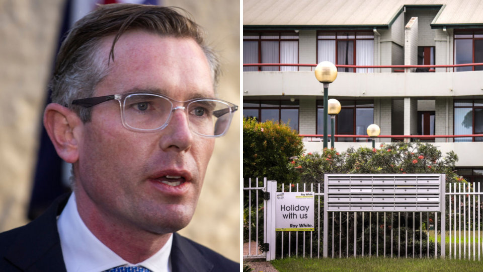 NSW Treasurer Dominic Perrottet has announced a two-month eviction freeze. (Source: Getty)