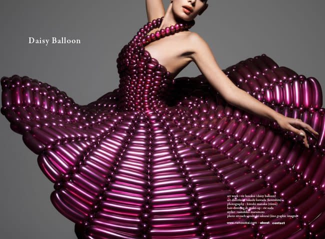 We can't believe this dress is inflatable