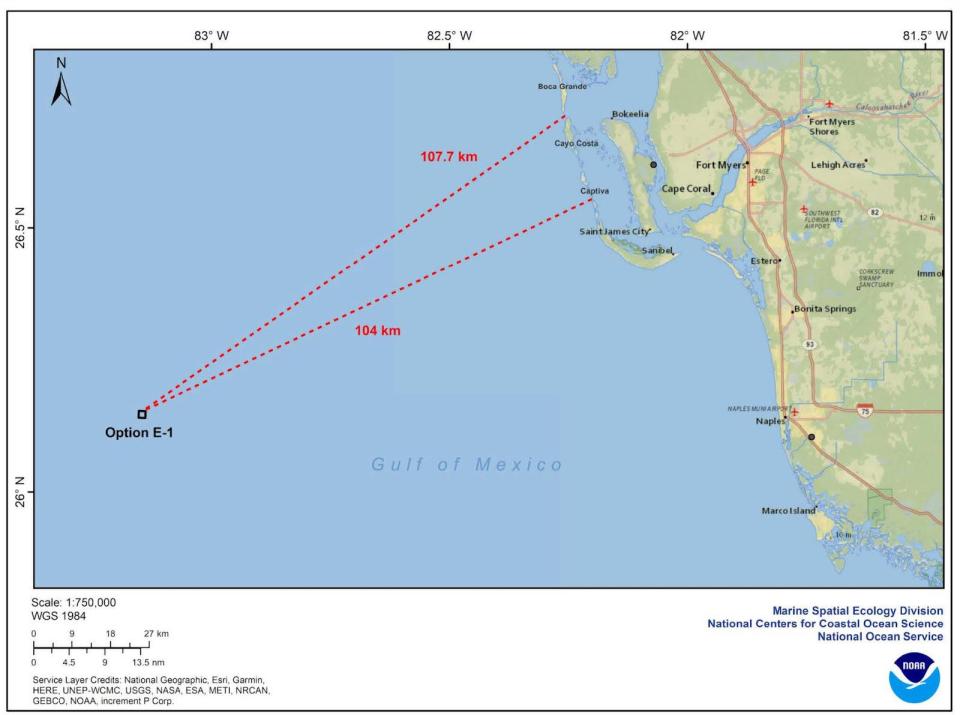 Aquaculture Opportunity Area E-1, a 500-acre site in federal waters off of Collier County, is one of three potential sites identified in the Aquaculture Opportunity Atlas for the Gulf of Mexico as a site for aquaculture projects. Though it is the smallest of three Florida sites it was the top ranked of those considered. NOAA FIsheries opened a public comment period for a  “programmatic environmental impact statement,” on June 1. Three virtual meetings are scheduled in June and July, while written comments will be accepted through Aug. 1.