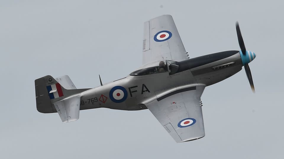 A P-51 Mustang aircraft performs during the T150 Defence Force Air Show on October 15, 2016 in Townsville, Australia. - Ian Hitchcock/Getty Images