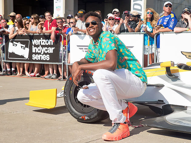 Myles Turner, in the sun. (Getty Images)