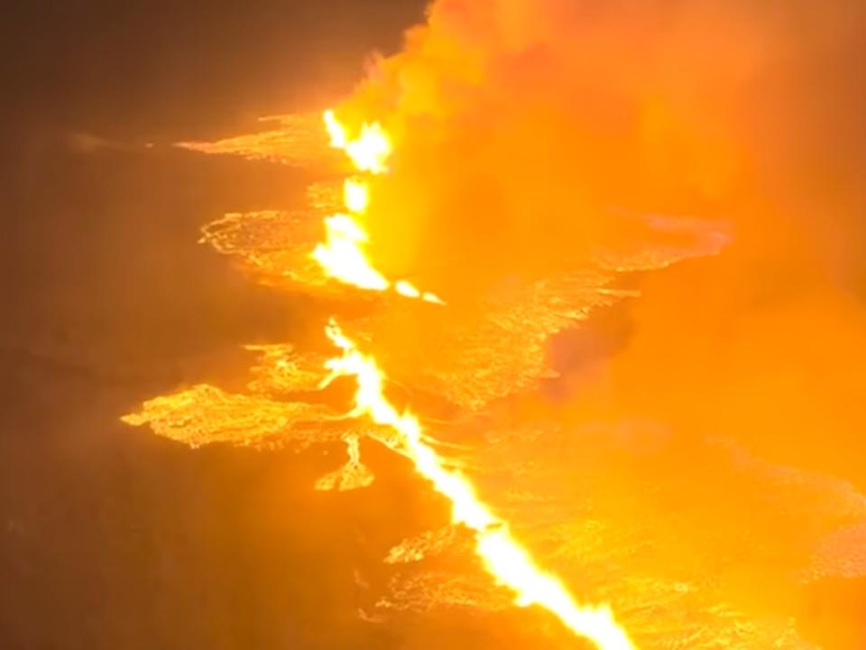 冰島火山噴發後，首都已經接到污染警告。
