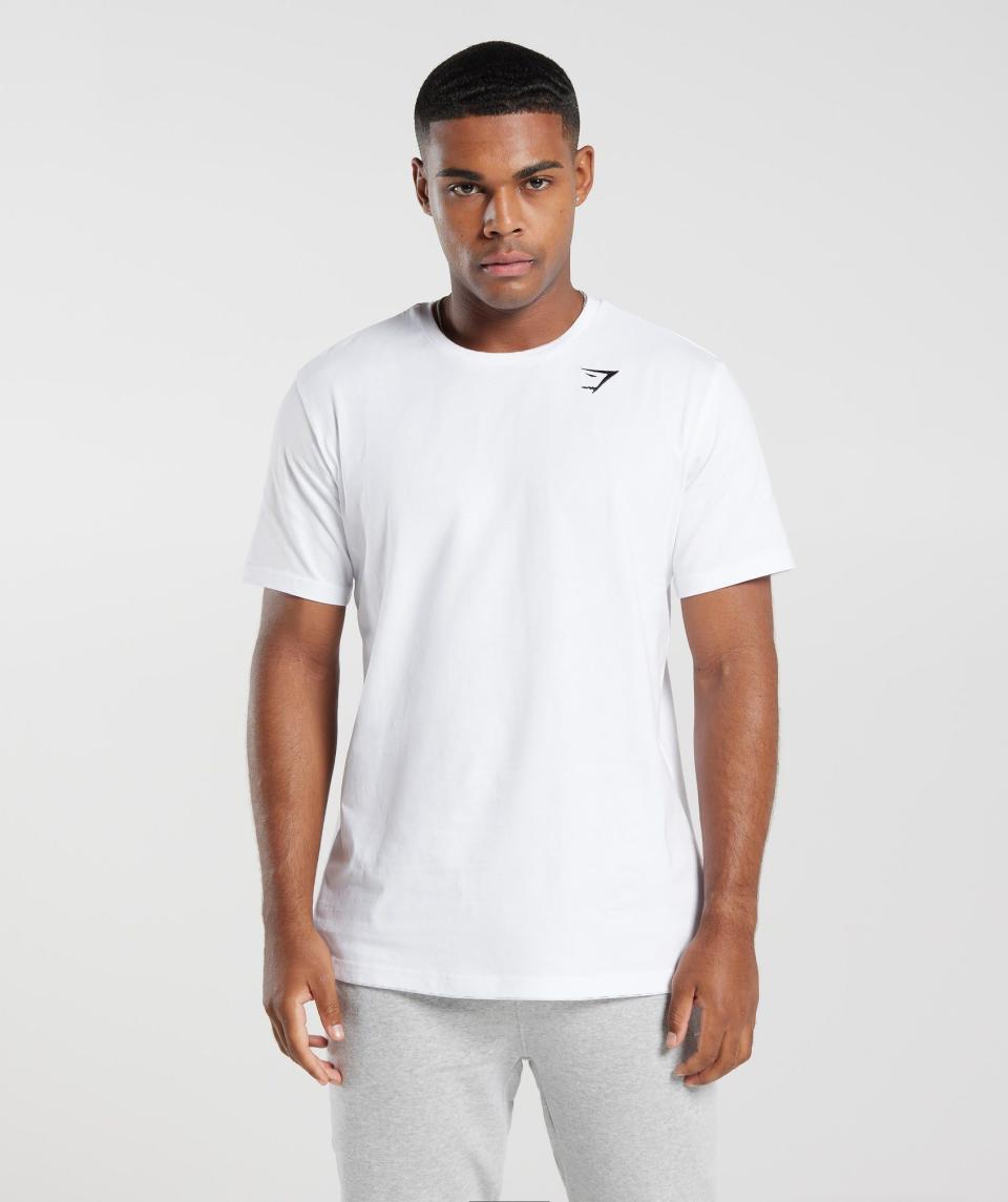 <p><a href="https://go.redirectingat.com?id=74968X1596630&url=https%3A%2F%2Fuk.gymshark.com%2Fproducts%2Fgymshark-crest-t-shirt-white-aw21&sref=https%3A%2F%2F" rel="nofollow noopener" target="_blank" data-ylk="slk:Shop Now;elm:context_link;itc:0;sec:content-canvas" class="link ">Shop Now</a></p><p>Crest T-Shirt</p><p>gymshark.com</p><p>£17.60</p>