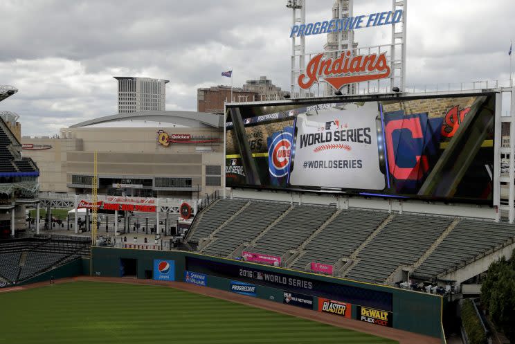 The Cubs and Indians will go at it in the 2016 World Series. (AP Photo/Charlie Riede)