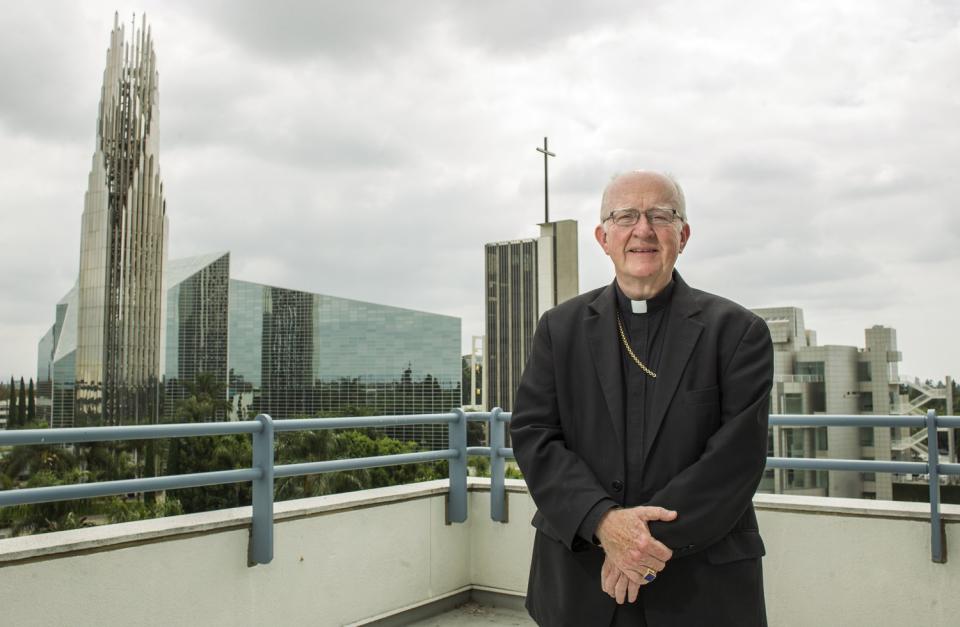 Bishop Kevin Vann at Christ Cathedral. The Diocese of Orange.