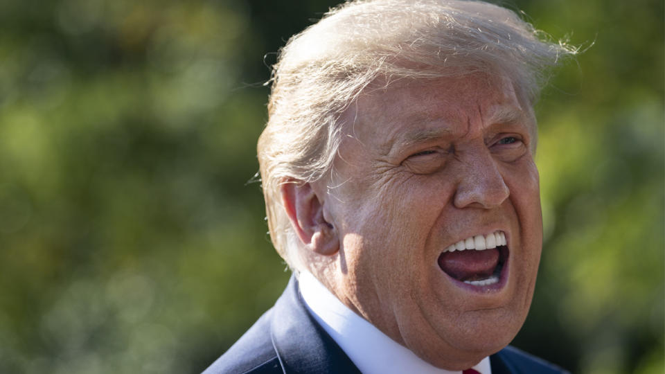 U.S. President Donald Trump sent out a ton of fiery tweets Wednesday morning, even by his standards. (Drew Angerer/Getty Images)