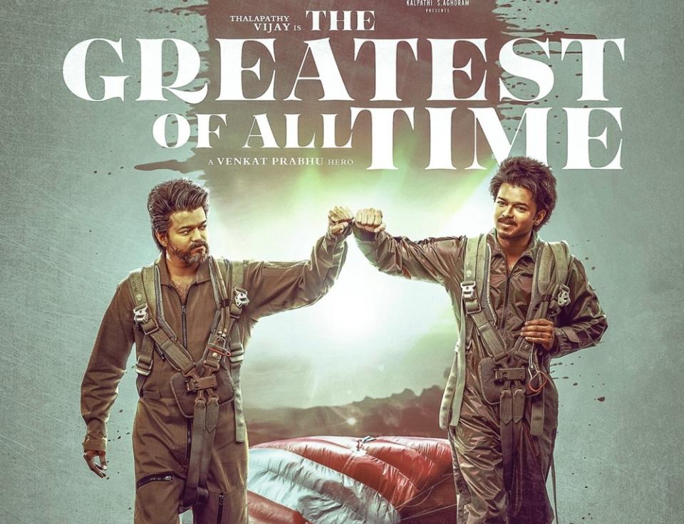 The Greatest of All Time (G.O.A.T) marks Vijay’s second last film before he ventures into politics full-time.  —  Picture via X/actorvijay