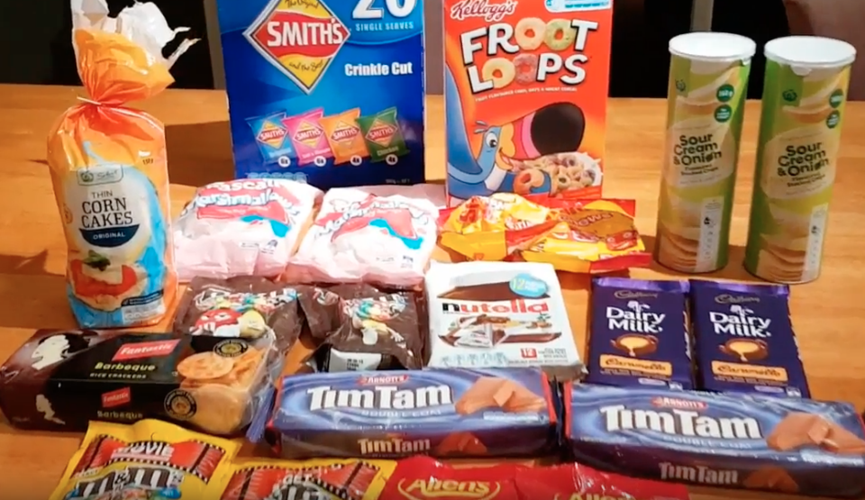 Could you eat all this and more in just 24 hours? Photo: YouTube