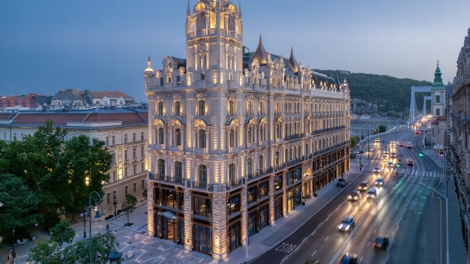 The hotel overlooks the Danube river. - George Fakaros/Courtesy Matild Palace