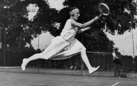 French tennis player Suzanne Lenglen - Credit: &nbsp;HULTON ARCHIVE