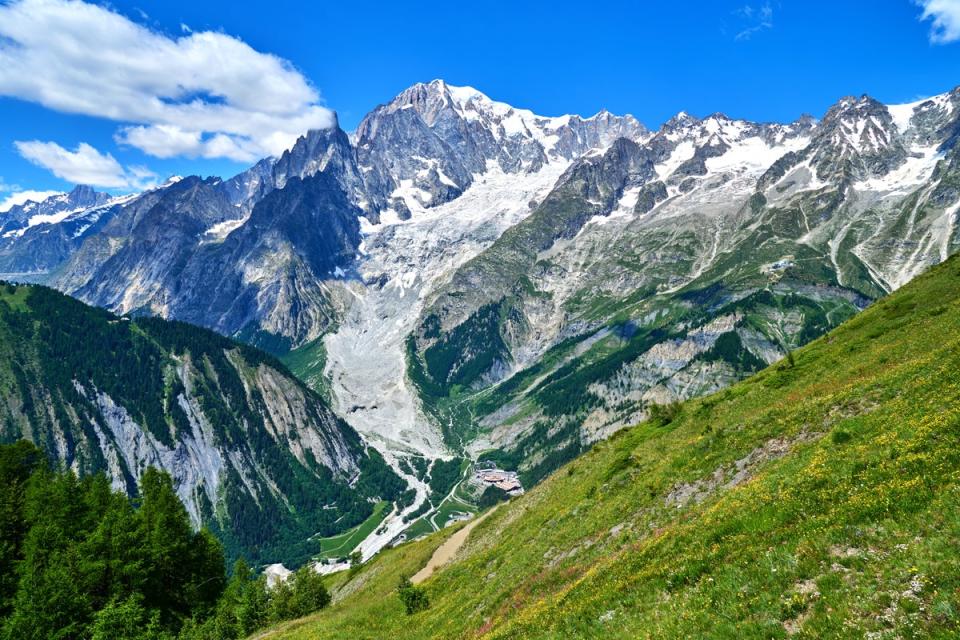 The tragic death occurred on Mont Blanc in the French Alps (Getty)