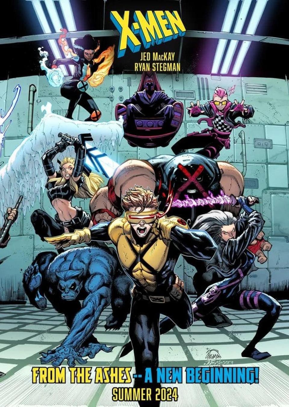 Promo art for the new X-Men relaunch from Ryan Stegman and Marte Gracia.