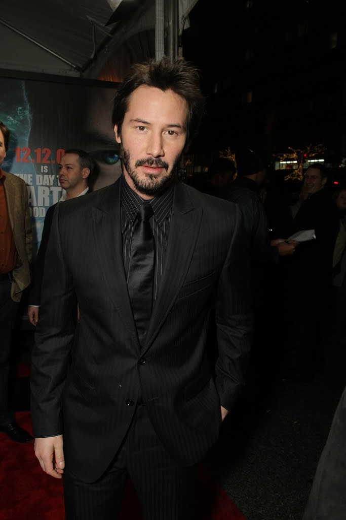 The Day the Earth Stood Still NY Premiere 2008 Keanu Reeves