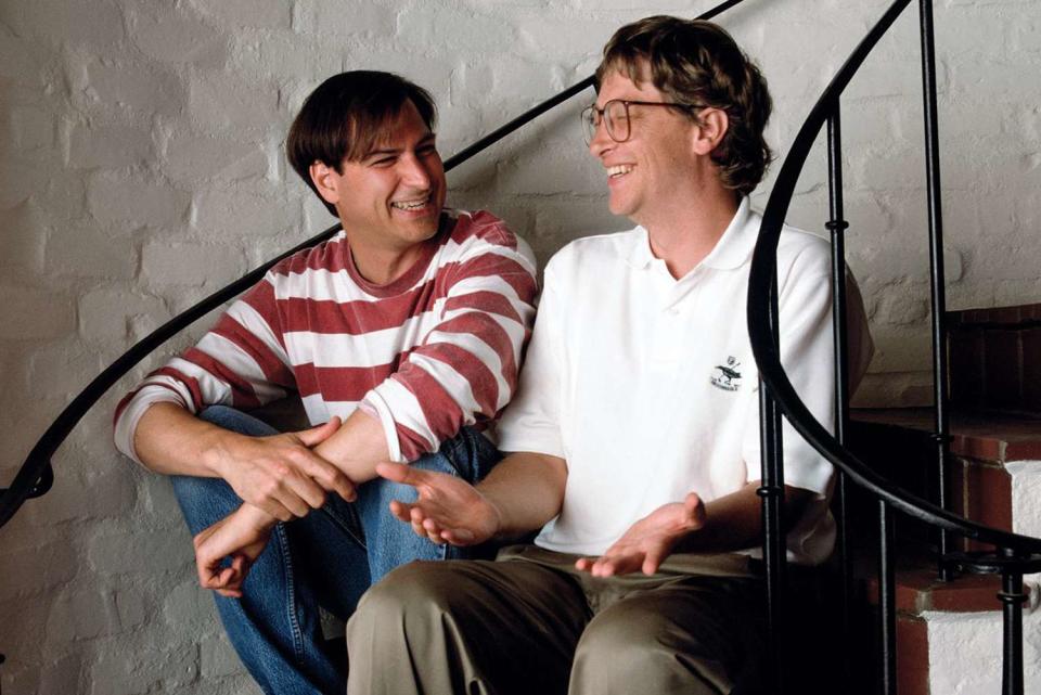 <p>George Lange, Picturing Joy: Stories of Connection (Girl Friday Books, November 2023)</p> Steve Jobs and Bill Gates