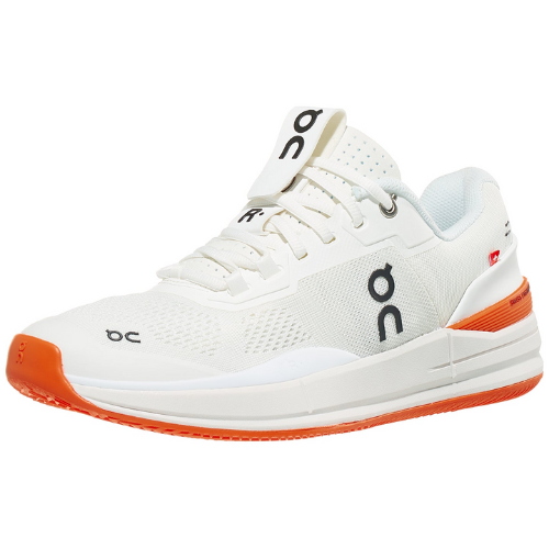 ON The Roger Pro Clay 1 tennis shoe against white background