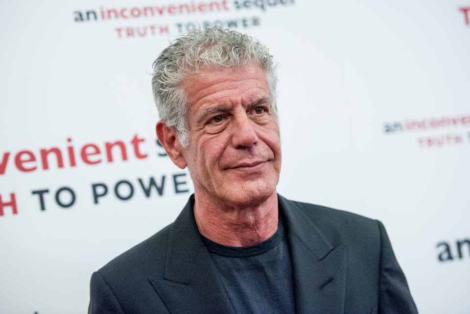 Anthony Bourdain, pictured in May 2017, has died at age 61 (Photo: Getty Images)