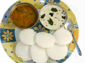 <b>Steamed idlis</b>: Your neighbourhood supermarket is most likely to have a stock of idli batter. Cook idlis the night before, if you’re too rushed in the morning. Eat idlis with honey, it’s yummy and won’t require additional time for making chutney or such. In the morning, microwave idlies, pour some honey and you’re ready to go.