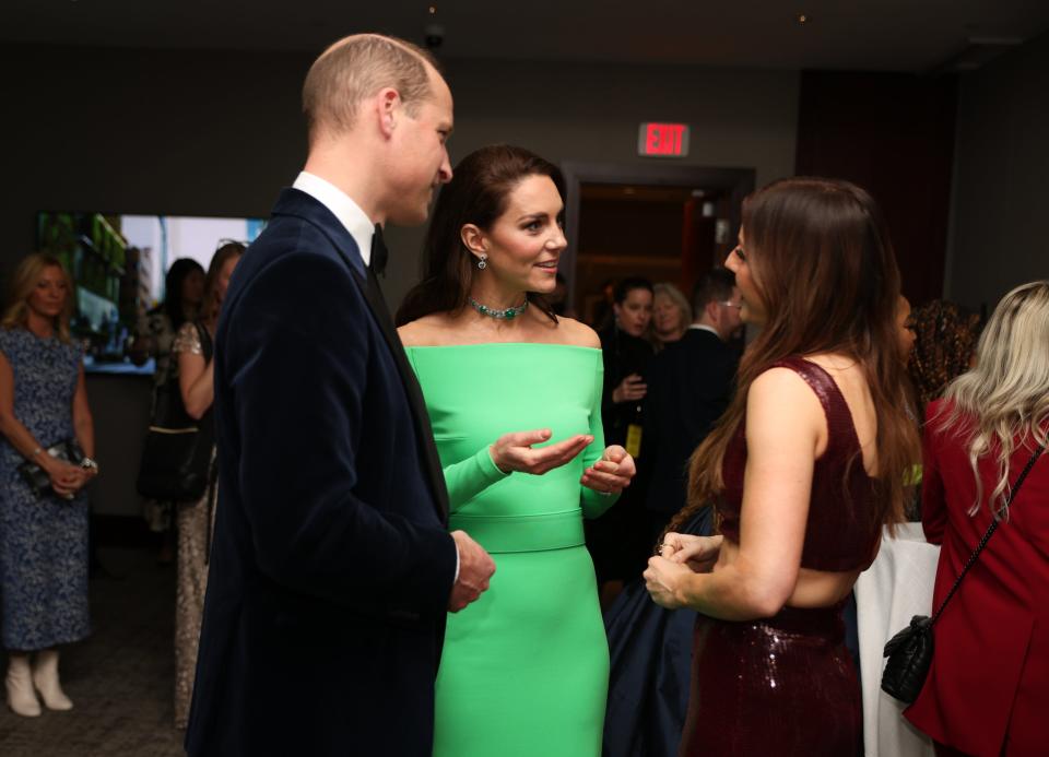 Catherine, Princess of Wales, Prince William, Prince of Wales and Ellie Goulding attend The Earthshot Prize 2022 (Getty Images)