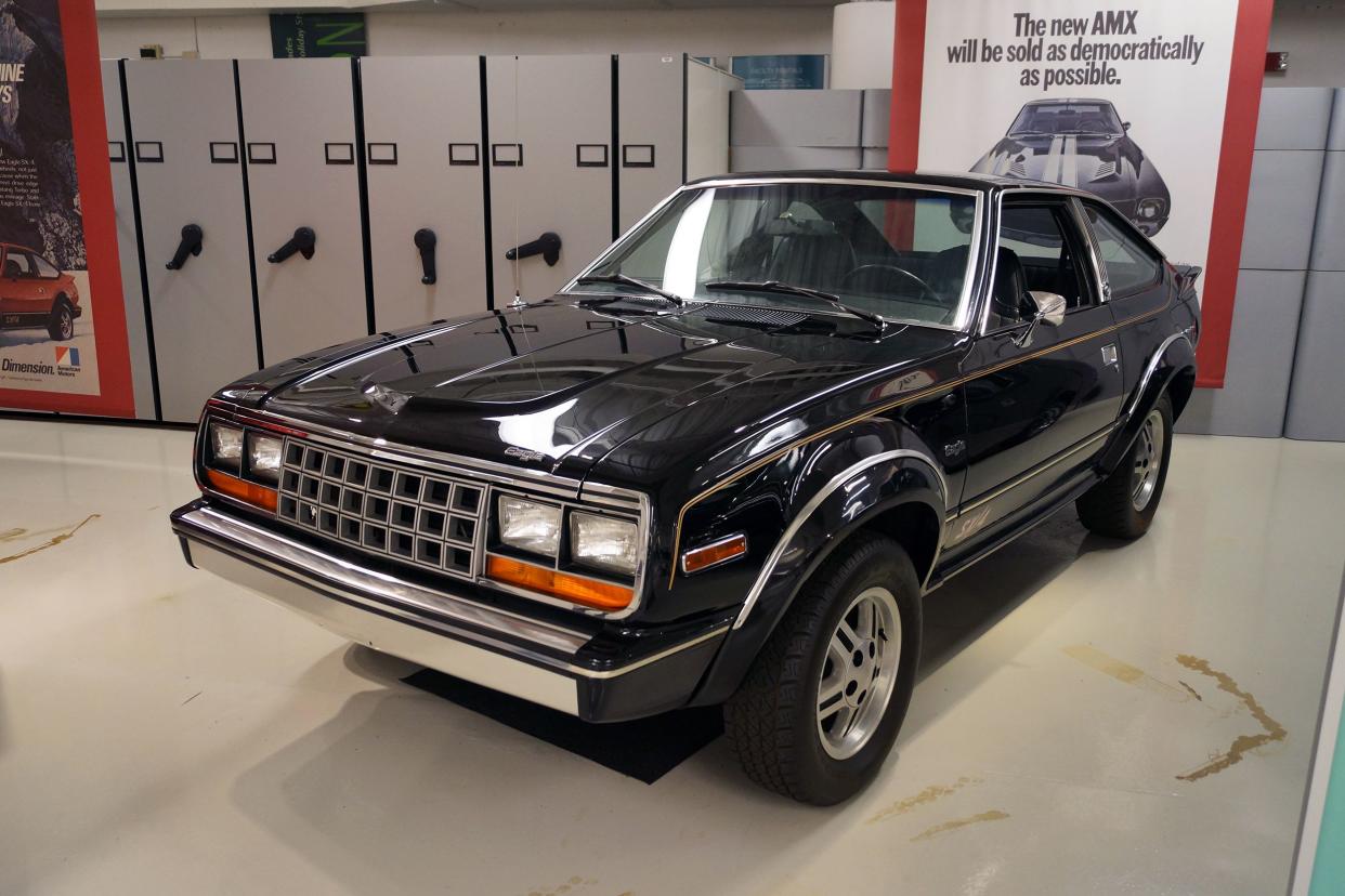 Black 1982 AMC Eagle parked indoor