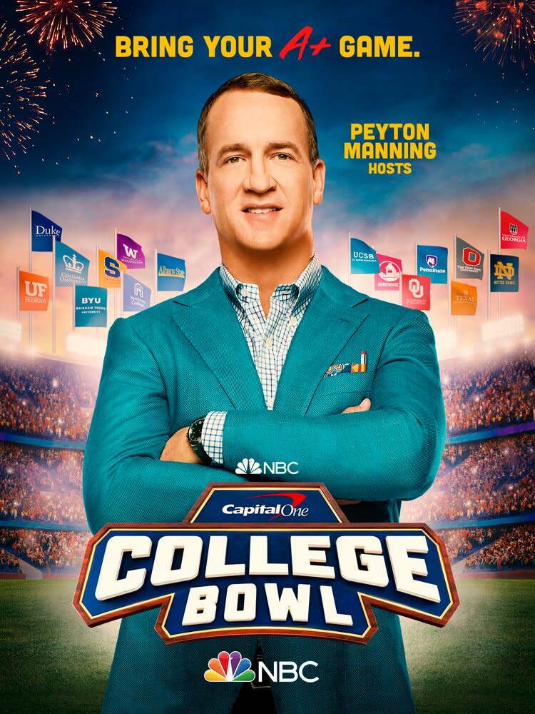 Peyton Manning, "Capital One College Bowl" Key Art