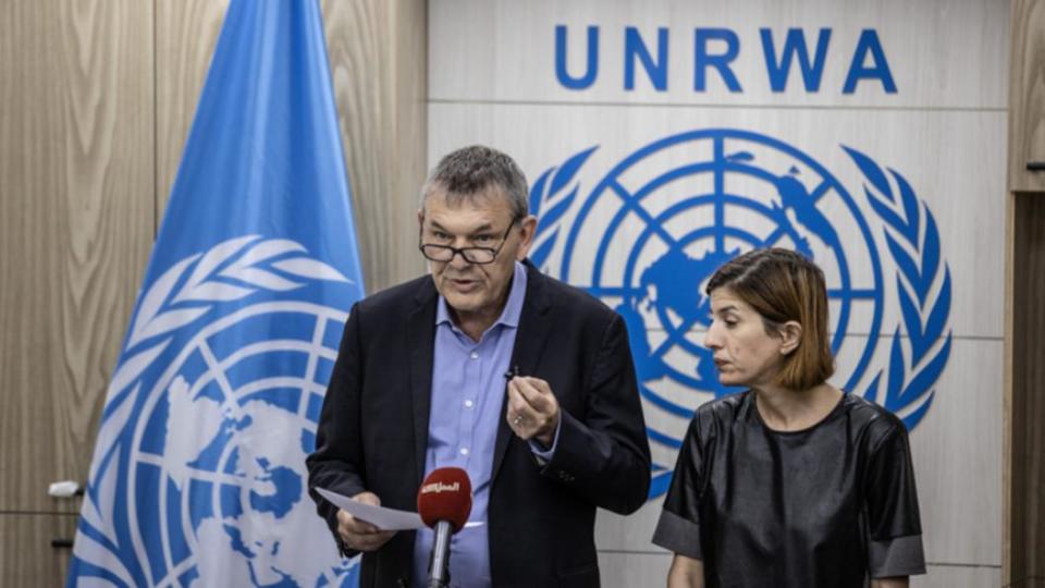 UNRWA負責人菲利普（Philippe Lazzarini）。（圖／翻攝自middleeastmonitor）